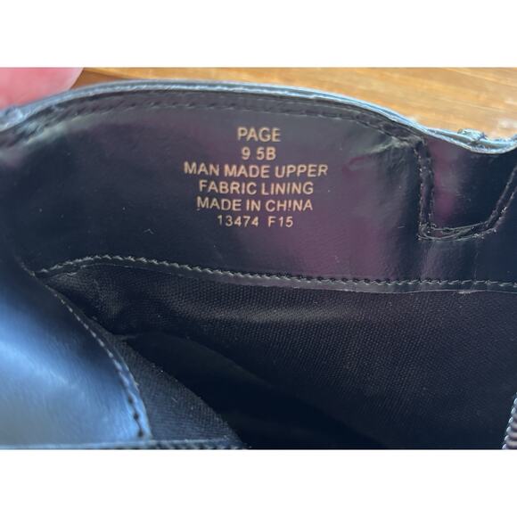 Chaps Page Women’s Booties Sz 9.5B Black NWOT 1” Heel Work Casual Going Out - Picture 8 of 8